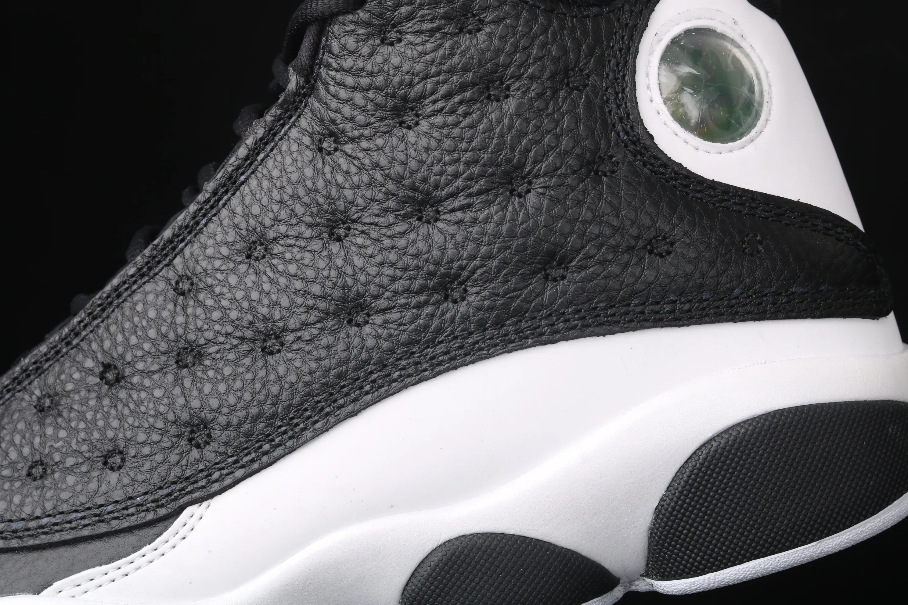 All Categories Air Jordan Jordan Series Basketball Shoes Air Jordan 13 Air Jordan 13 "Reverse He Got Game" AJ13 Joe 13 Reverse Panda Love and Respect First Layer Real Carbon Real Cat Eyes 414571-061